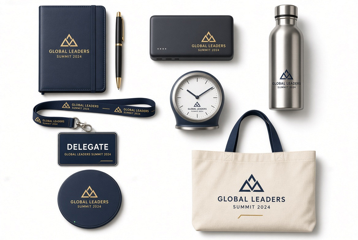 Conference and delegate gifts – branded promotional merchandise UK
