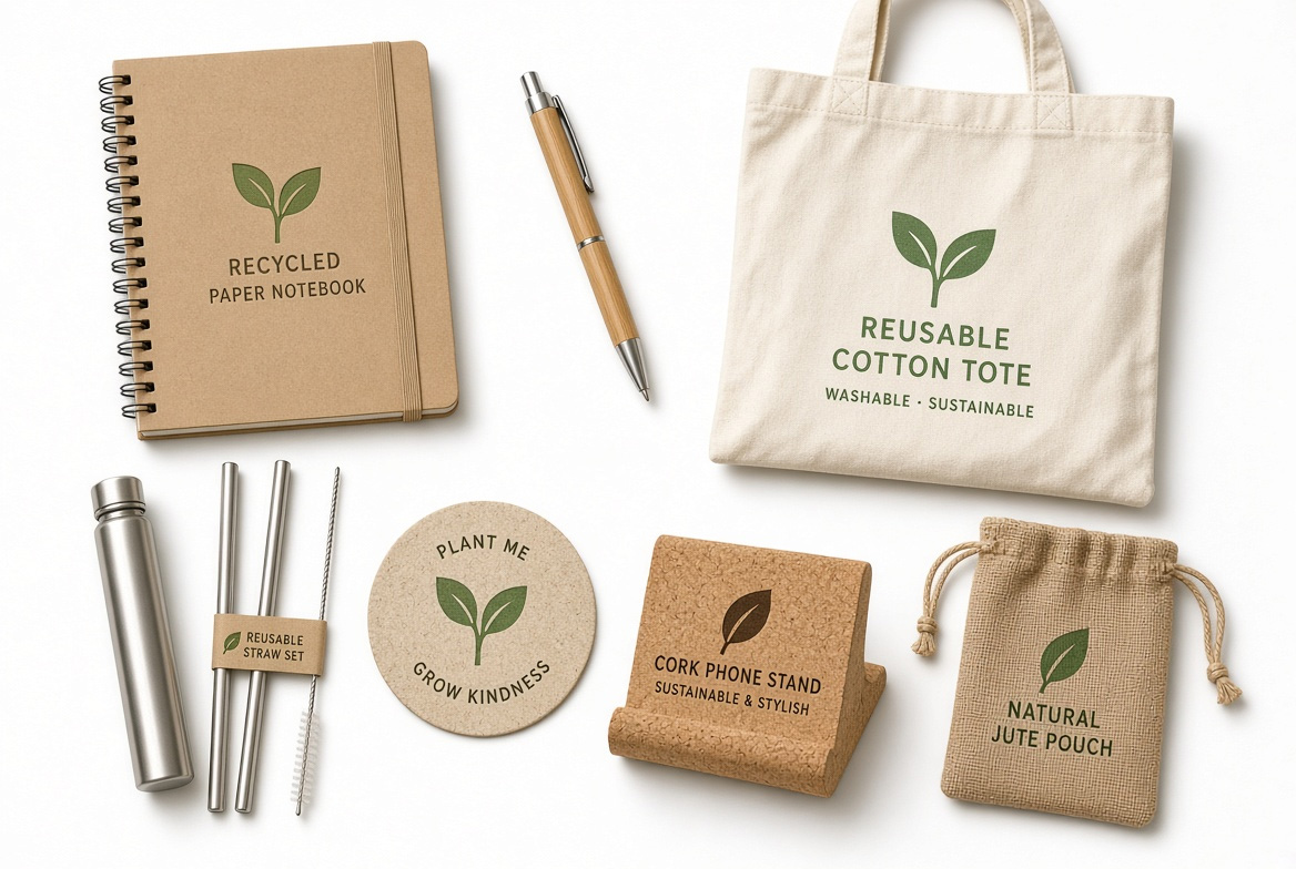 Eco friendly promotional merchandise – branded promotional merchandise UK