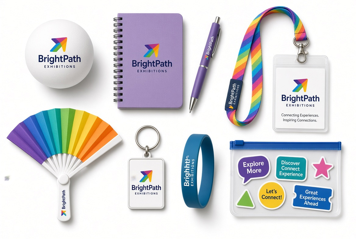 Exhibition giveaways – branded promotional merchandise UK