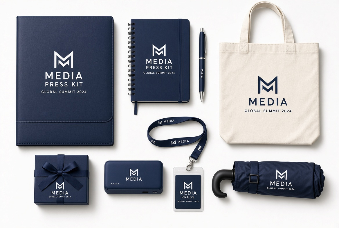 Press and media event gifts – branded promotional merchandise UK