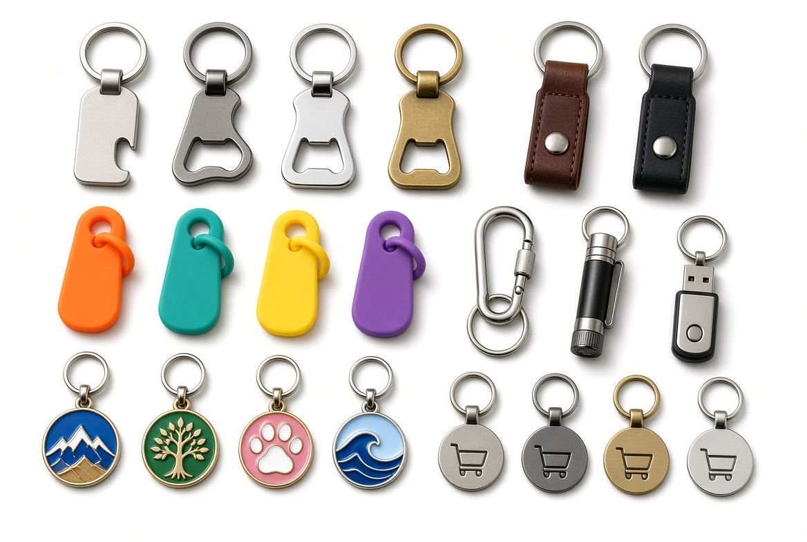 Keyrings & Accessories – branded promotional merchandise UK