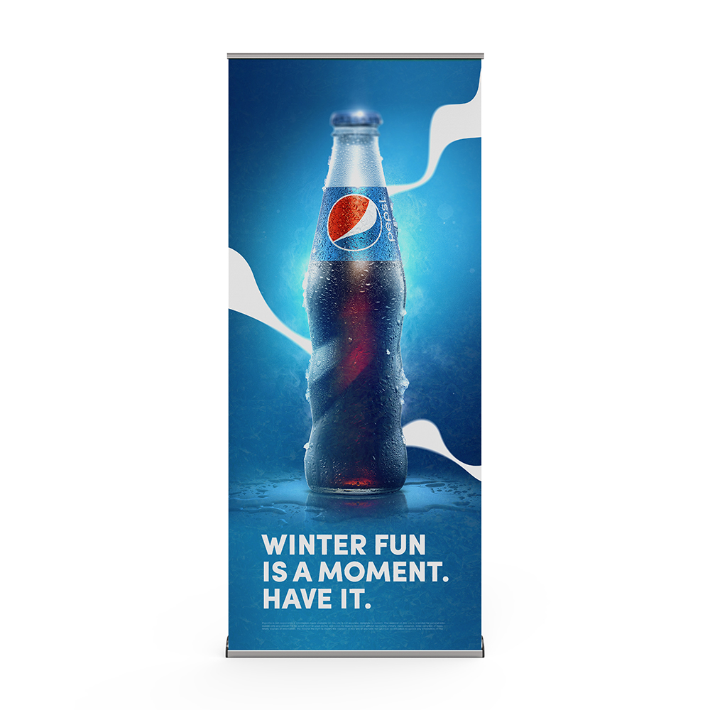 Roller Banners, a branded pop-up displays printed with your logo