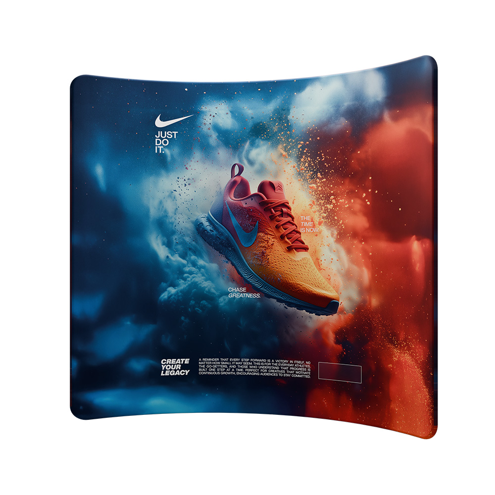 Soft Touch Fabric Displays - branded promotional product